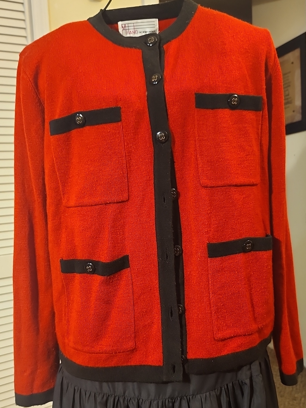 Vintage Milano Cardigan Knit Jacket